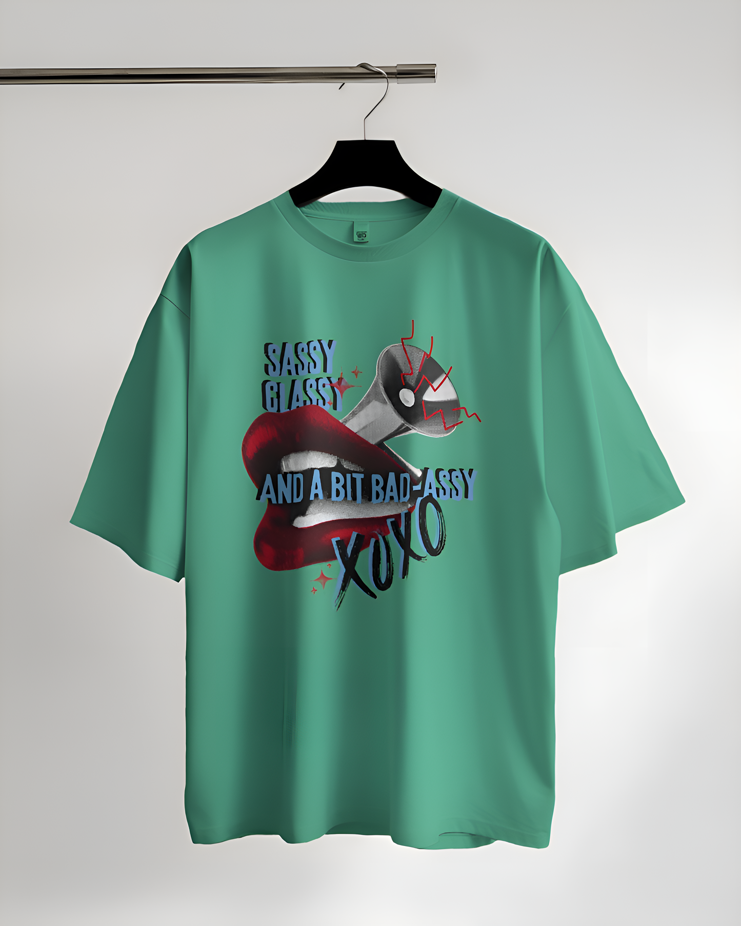 Bad Assy - Mint / XS | Women's Oversized T-Shirt by Murky's Law